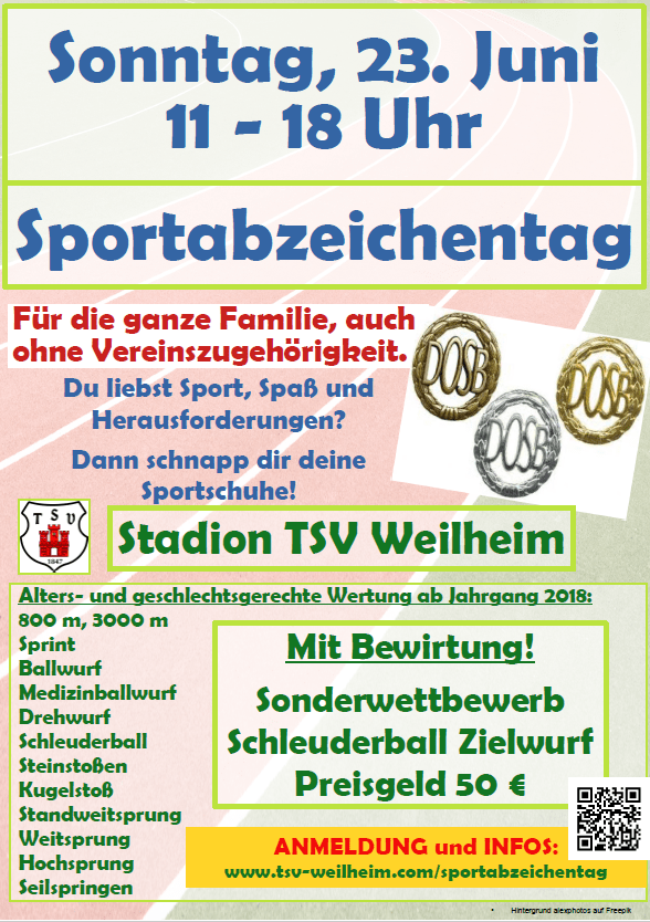 Flyer Sportabzeichentag 2024